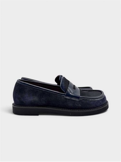 Mocassino color notte con dettagli a contrasto GERARDIER | 9711SAYONOTTE
