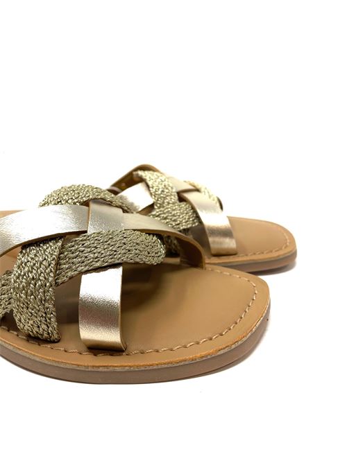 Ciabattina donna oro IL LACCIO | CHOPINTESSUTOORO
