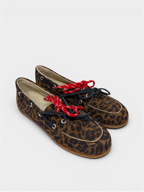 5120VELOURLEOPARD CUOIO/ROSSO